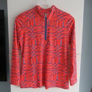 Spyder Pullover Juniors Size L Zip Base Layer Stretch Breathable Ski Snowboard